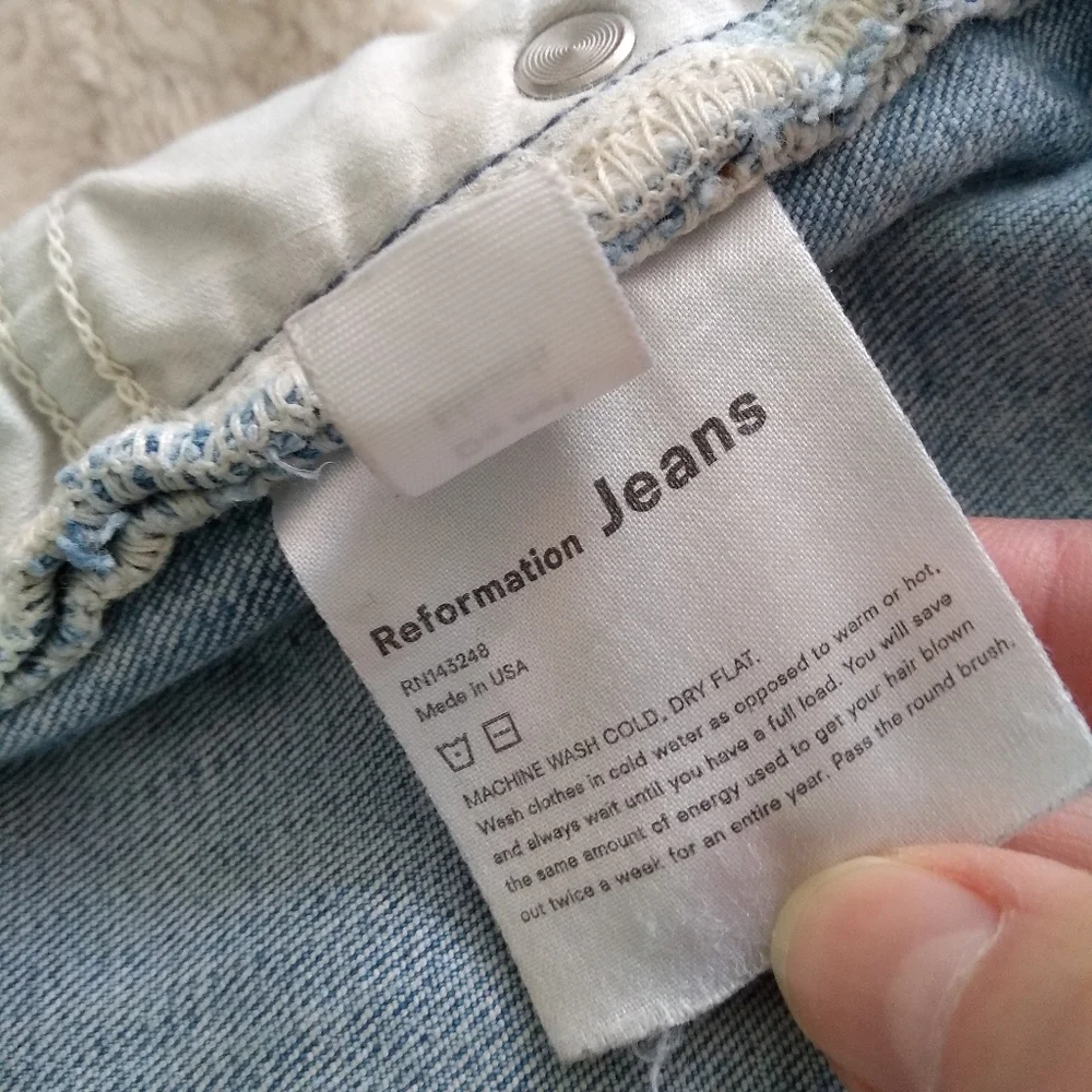 GUC Reformation ultra high skinny jeans